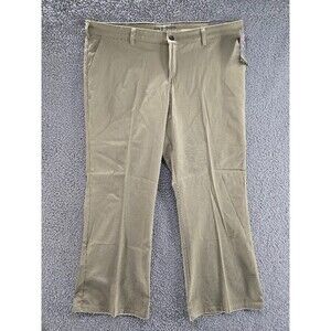 Dickies Womens Khaki Pants Size 18P Stretch Twill Midrise Boot Cut